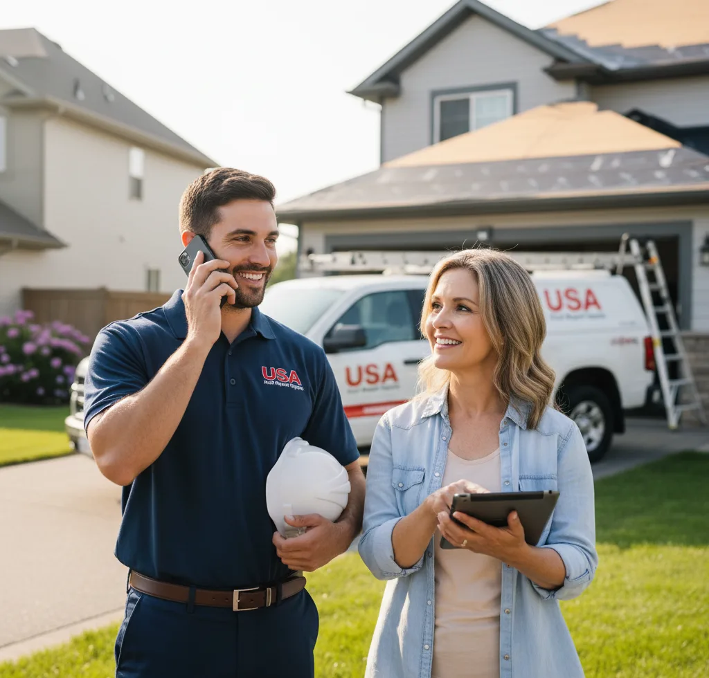 USA Roof Repair Experts customer support in Stevensville